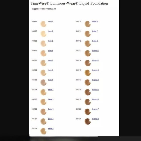 MARY KAY TIMEWISE Luminous Wear Liquid Foundation Makeup Bronze 8 Normal-Dry - Picture 4 of 4